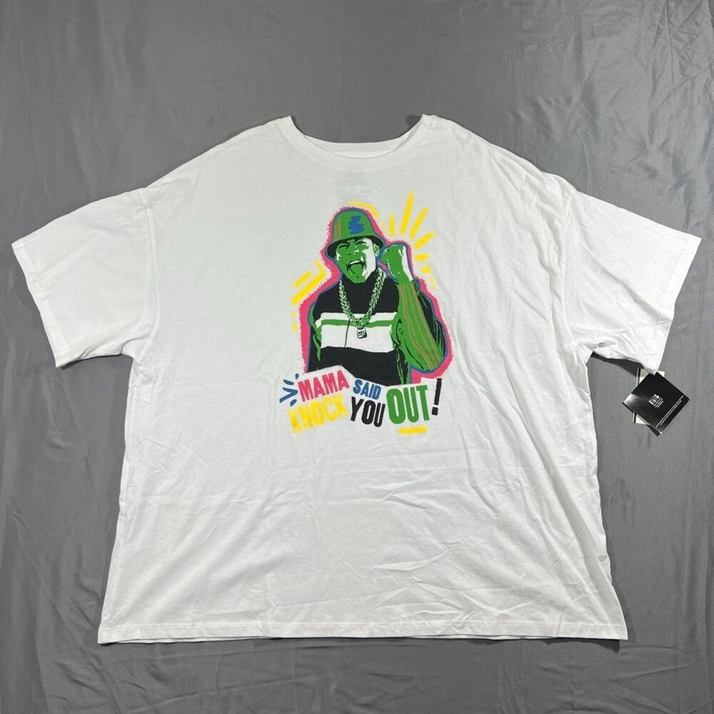 Rock The Bells LL Cool J Mama Said Knock You Out T-Shirt Womens XL White Graphic